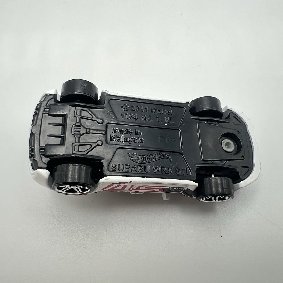 HOT WHEELS SUBARU WRX STI WHITE 68/250 Loose