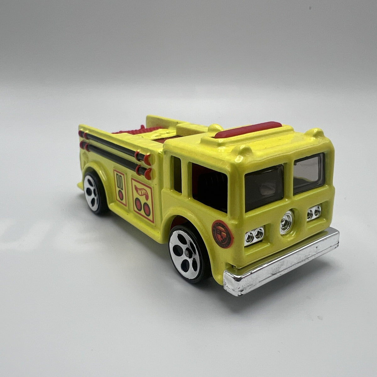 Hot Wheels Yellow Fire Eater Engine Truck Rescue Car Vehicle Malaysia 1976