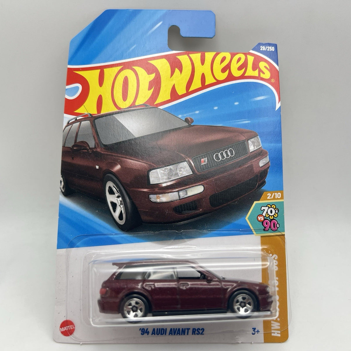 Hot Wheels 3 Diff '94 AUDI AVANT RS2 - Lot Of 3 - Blue, Teal, Maroon