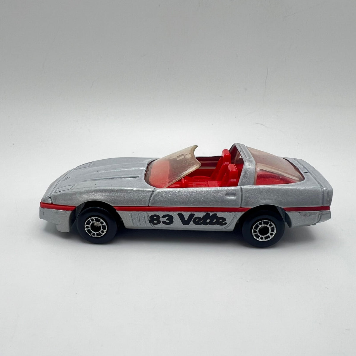 Matchbox 1983 Corvette 83 Vette Silver Macau Vintage LOOSE