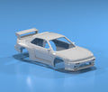 Pandem Style Wide Body Kit for HW Nissan Silvia S13 - Resin - 3d Printed