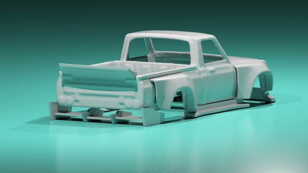 UFO Style Wide Body Kit for Hot Wheels Mazda Repu - Resin - 3d Printed