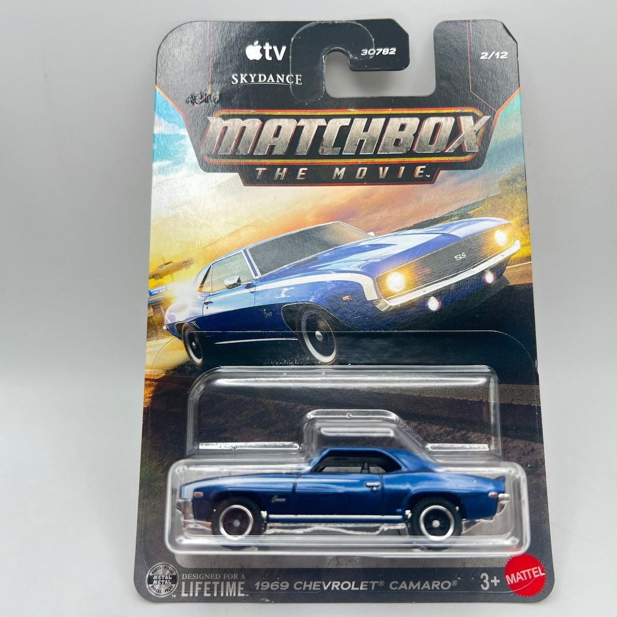 Matchbox The Movie 1969 Chevrolet Camaro Blue 2/12 2026 Apple TV