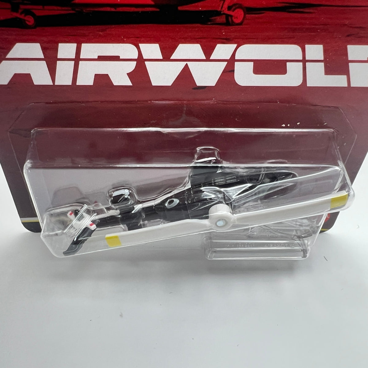 Hot Wheels Premium Airwolf Helicopter Pop Culture with Stand 2025