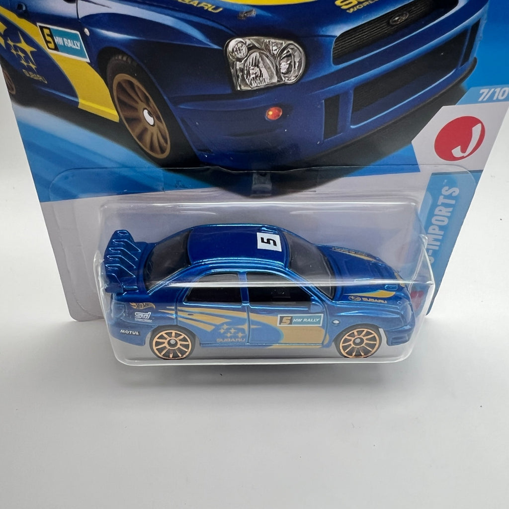 Hot Wheels Subaru Impreza WRX Blue Rally HW J-Imports 7/10 176/250 2026