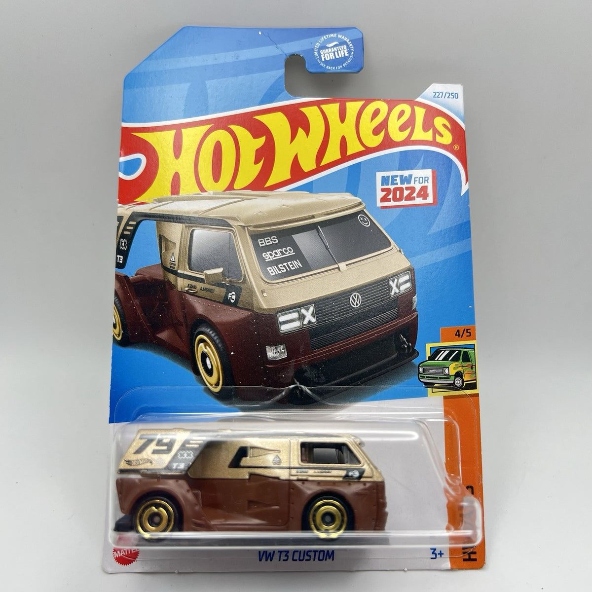Hot Wheels VW T3 Custom Gold/Brown 227/250