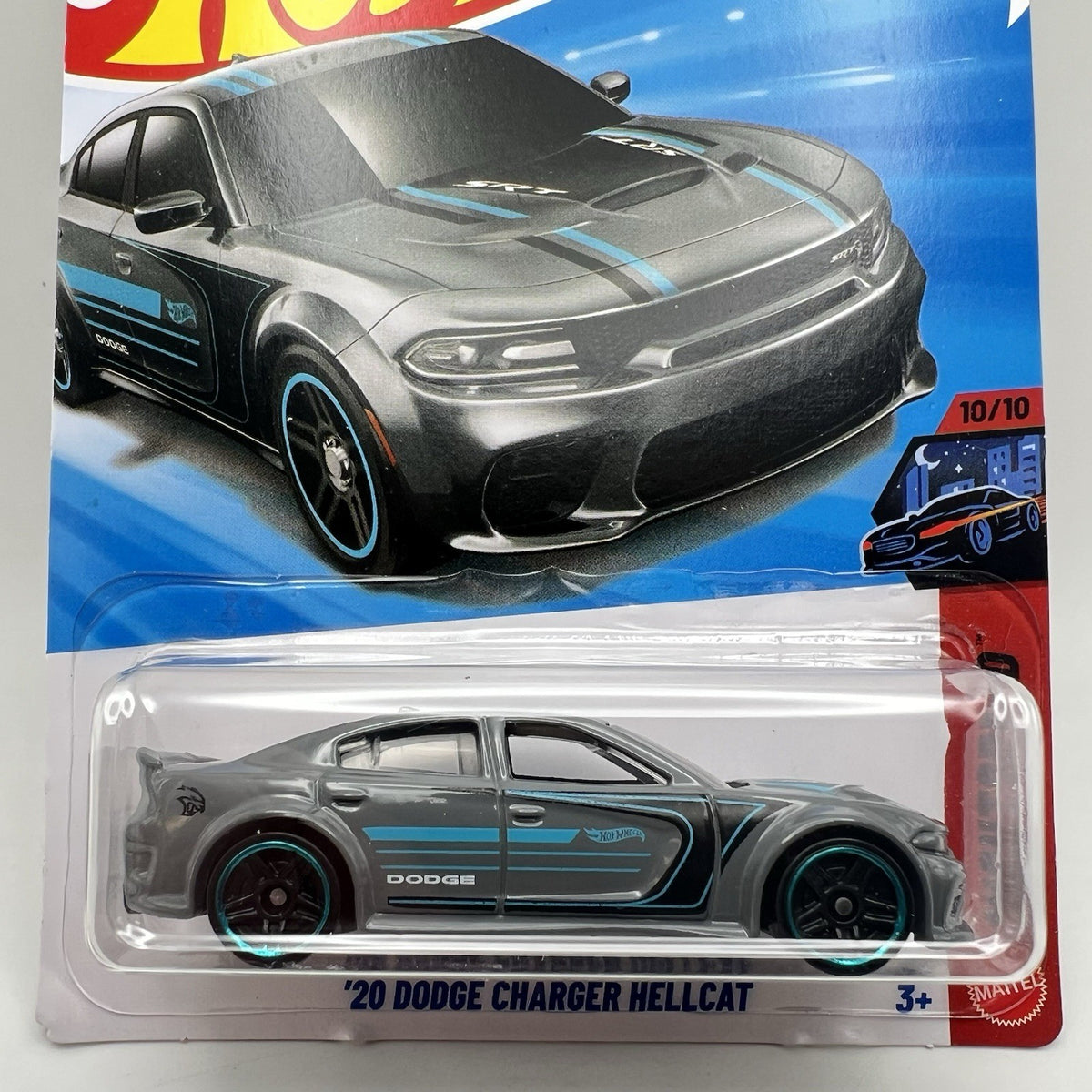 NIP 2026 Hot Wheels Mainline '20 Dodge Charger Hellcat 134/250 Grey Nightspeed