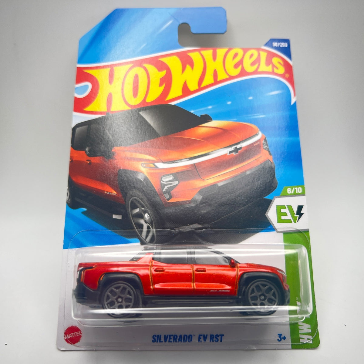 Hot Wheels Silverado EV RST Red 88/250 HW EV 6/10