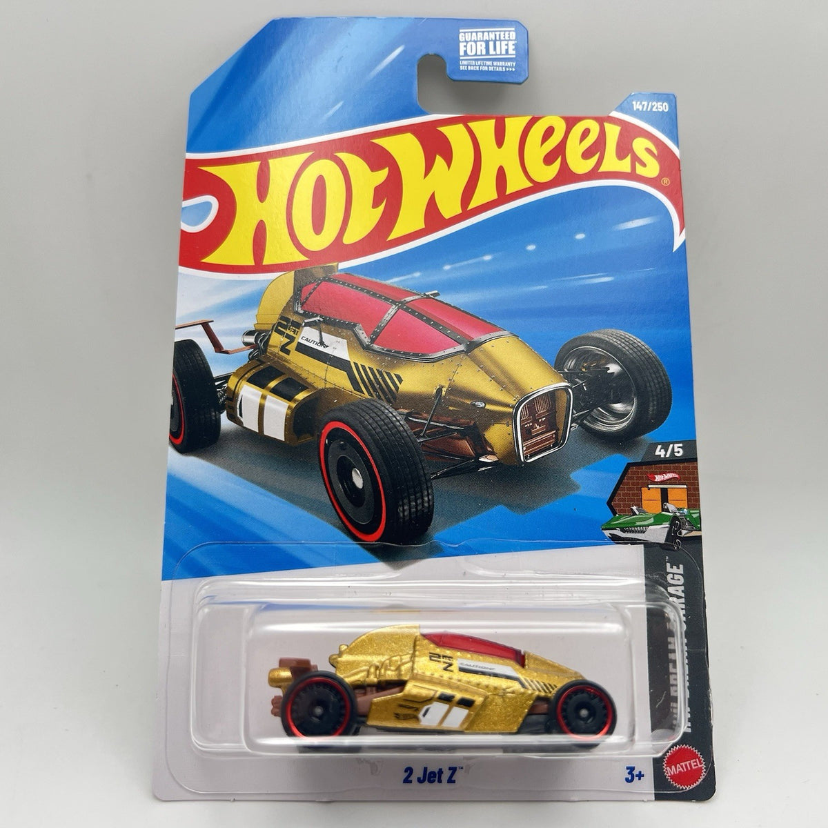 💛❤️ Hot Wheels 2 Jet Z Gold #147 Mainline 2026 Case G Treasure Hunt New TH