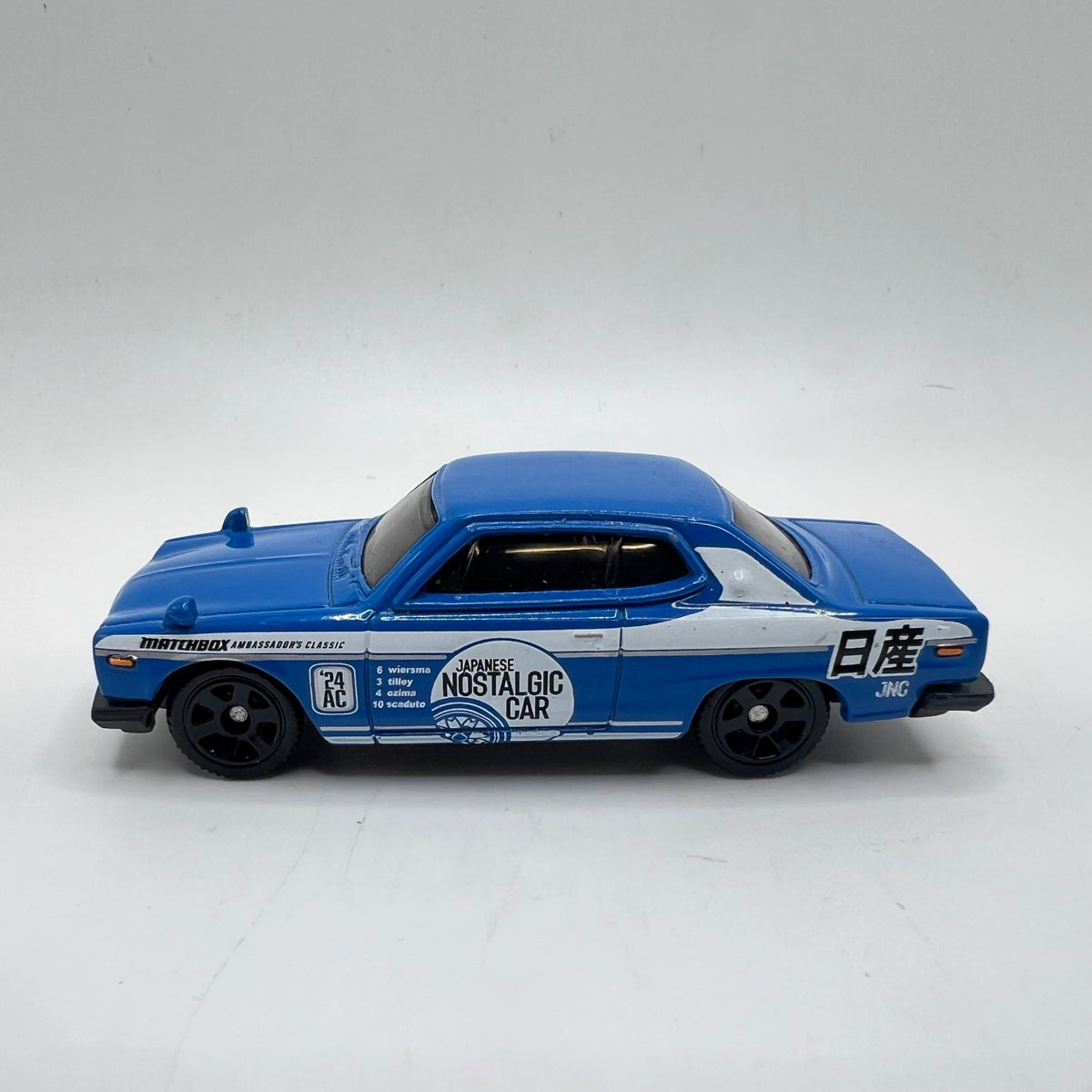 Matchbox 1971 Nissan Skyline 2000GTX Blue Japanese Nostalgic LOOSE 1/64
