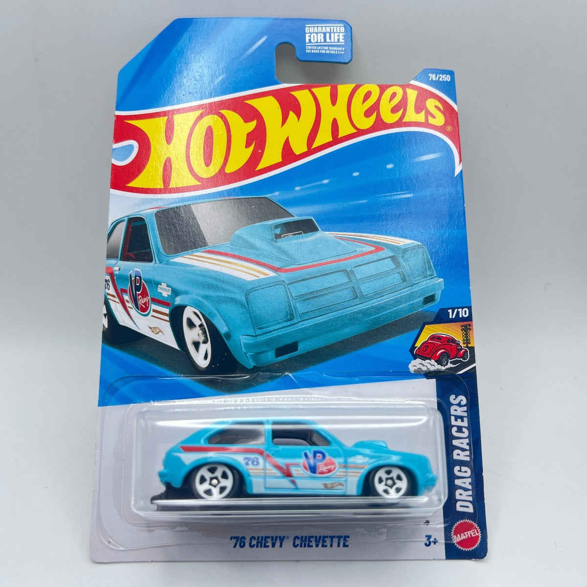 HW 76 Chevy Chevette Light Blue VP Racing 76/250 Drag Racers 1/10