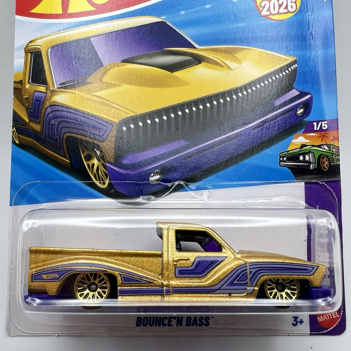 2026 Hot Wheels Mainline Case A Bounce'N Bass Series Layin' Low