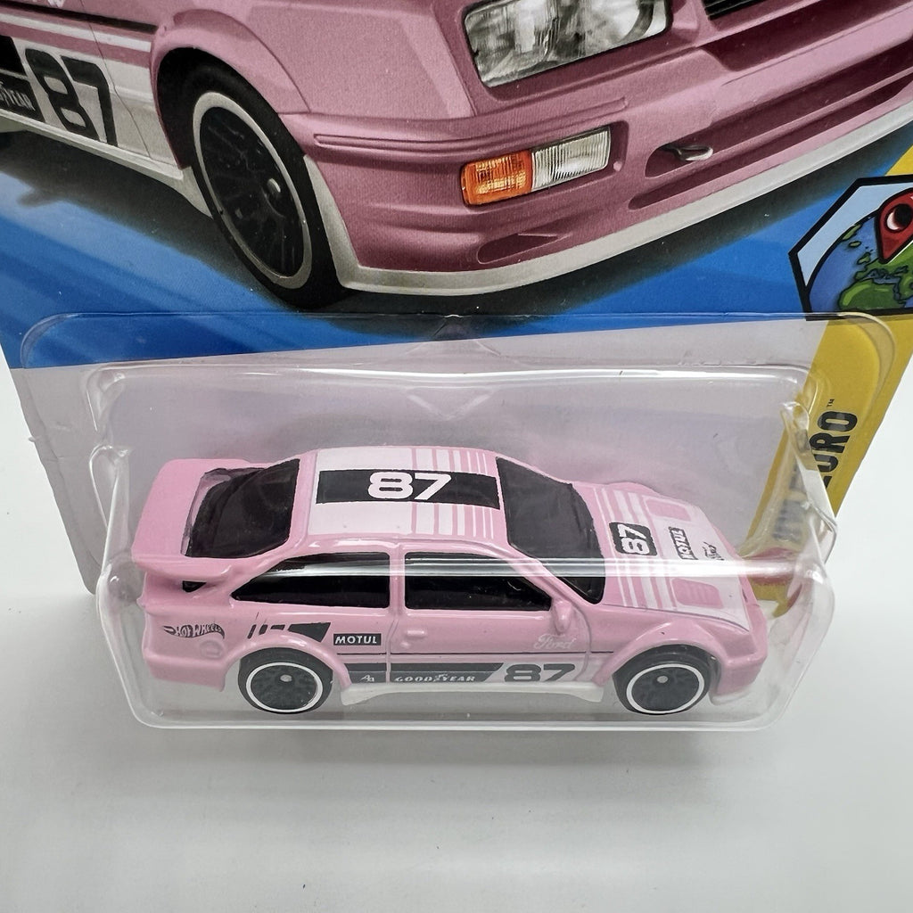 Hot Wheels 2026 Mainline HW Euro '87 Ford Sierra Cosworth Pink #116