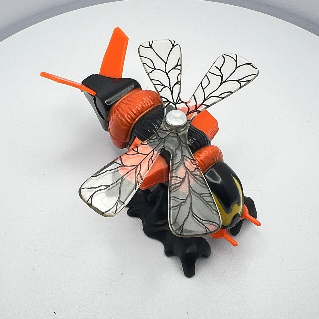Matchbox Stinger Bee Helicopter Black Orange 1995 LOOSE 1/64