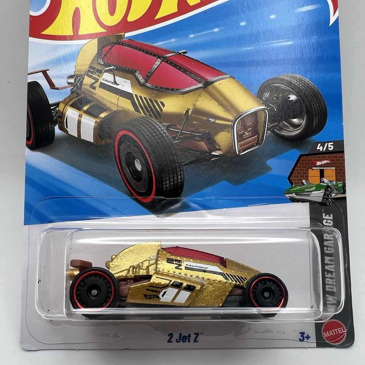 💛❤️ Hot Wheels 2 Jet Z Gold #147 Mainline 2026 Case G Treasure Hunt New TH