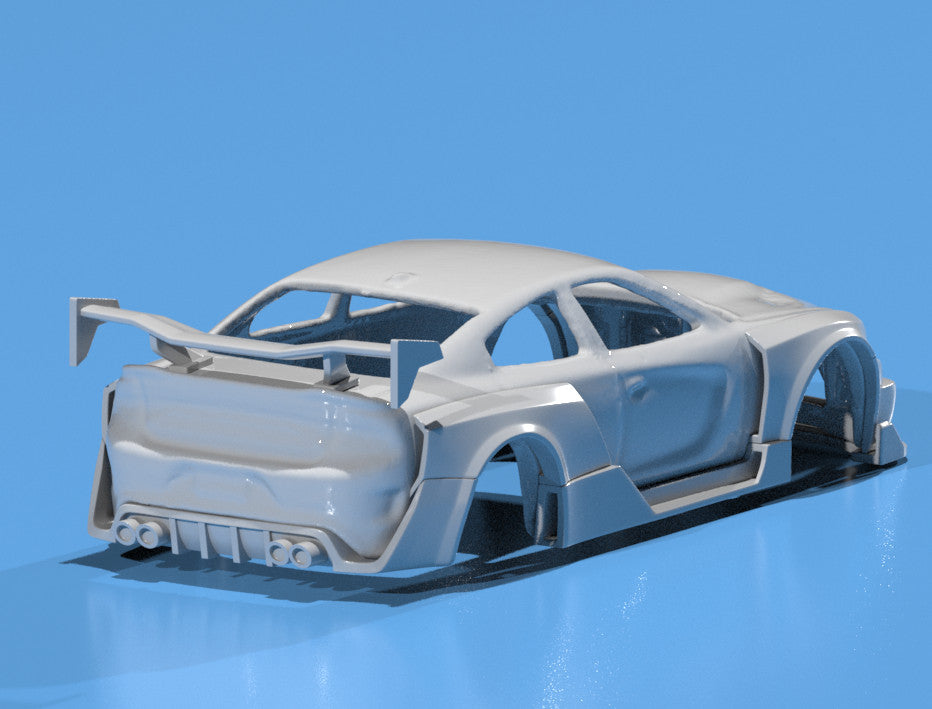 FatBoi Wide Body Kit for Hot Wheels ’15 Dodge Charger SRT – Resin - 3d Printed