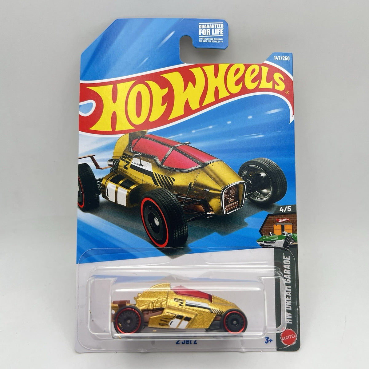 💛❤️ Hot Wheels 2 Jet Z Gold #147 Mainline 2026 Case G Treasure Hunt New TH