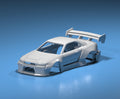 UFO Style Wide Body Kit for Hot Wheels Nissan GTR34 – Resin - 3d Printed