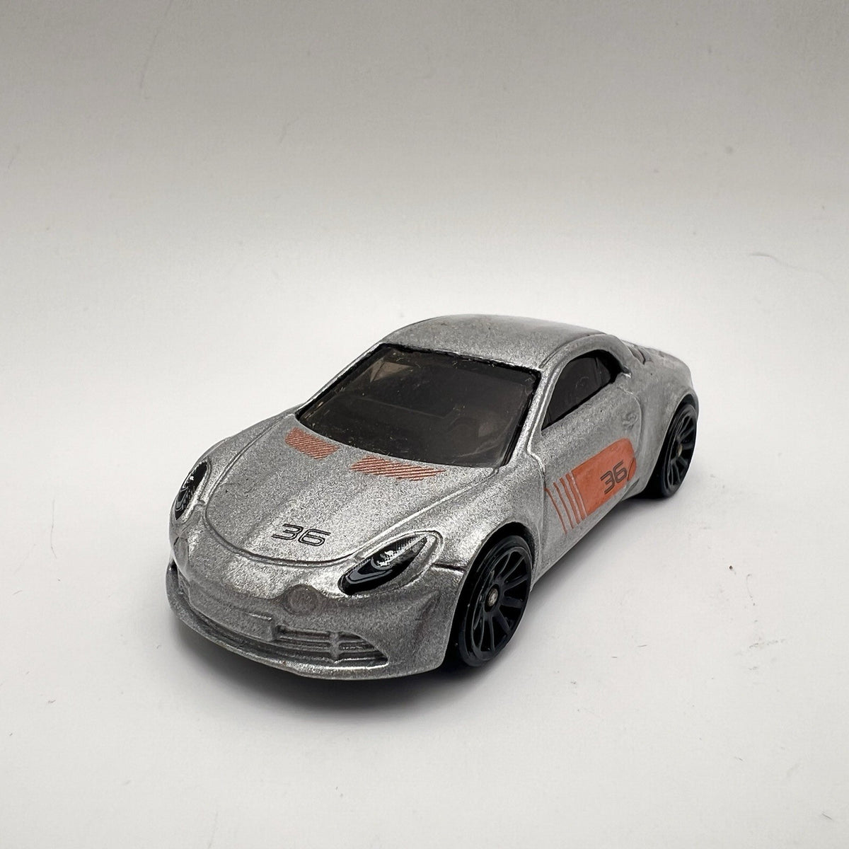 Alpine A110 Hot Wheels 2020 Race Day #80 3/10 Metalflake Silver 10SP 1:64 Loose