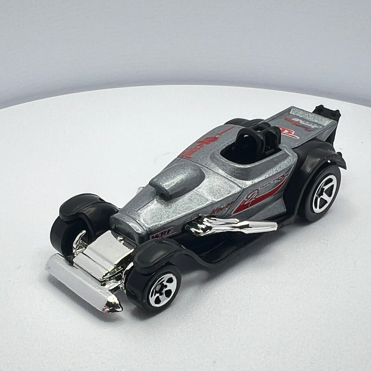 Hot Wheels Super Comp Dragster Silver Black 1997 LOOSE 1/64