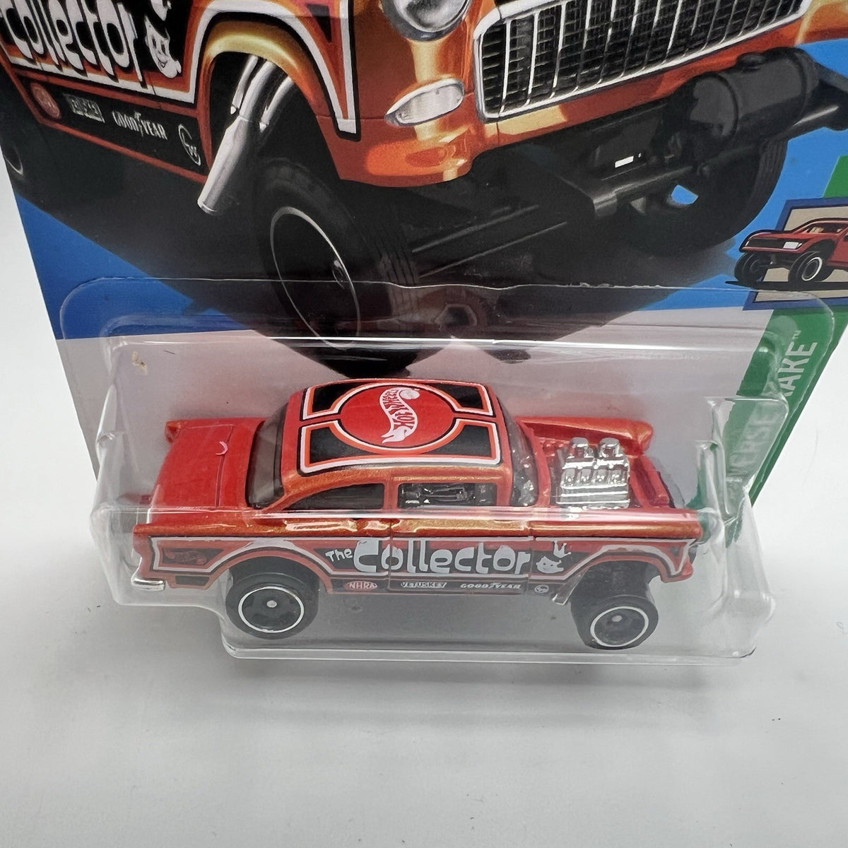 Hot Wheels 2024 '55 Chevy Bel Air Gasser Orange HW Reverse Rake #2/5 *NEW*
