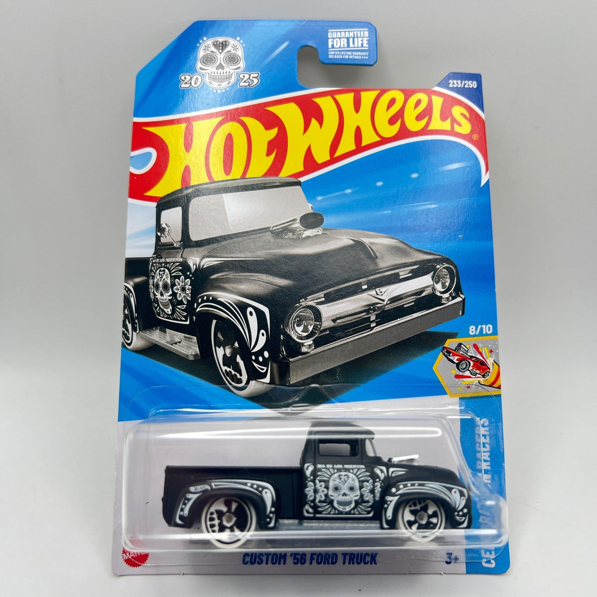 Hot Wheels Custom 56 Ford Truck Celebration Racers 8/10 Black 233/250