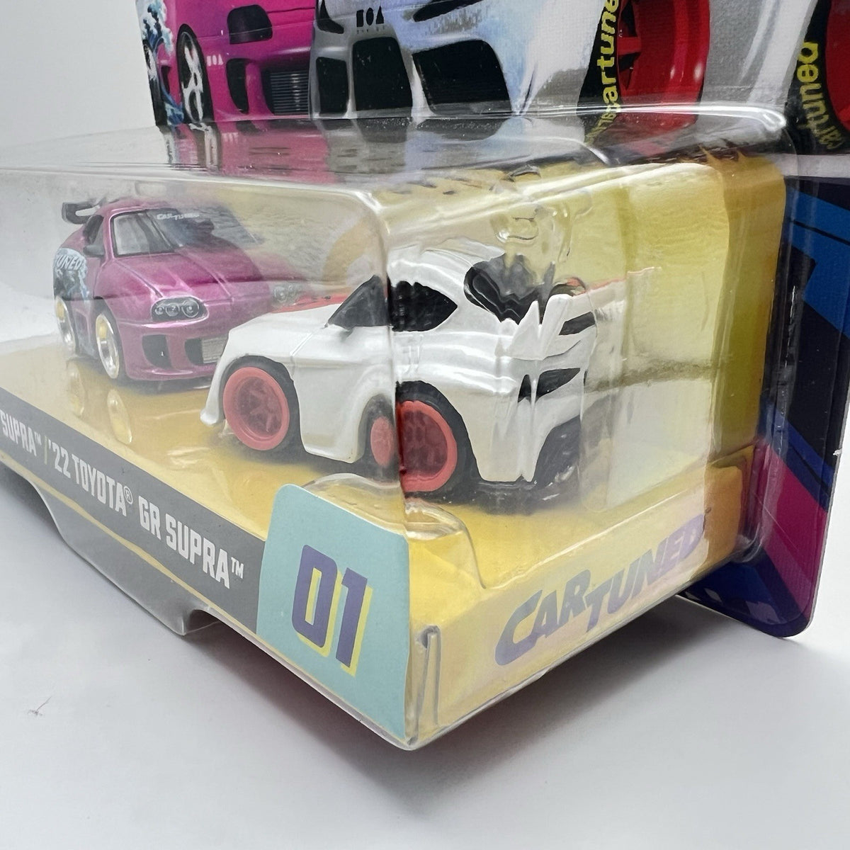 NEW - 2025 Car Tuned JDM Series 6 - 2 Pack - Sick Supras 93 Toyota & 22 GR Supra