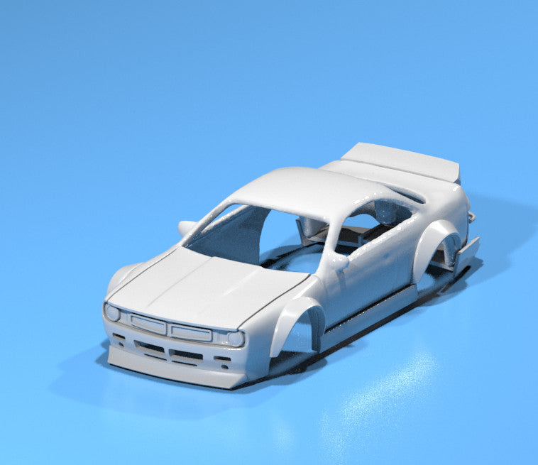 Boss Style Wide Body Kit for Hot Wheels Nissan Silvia S14 - Resin - 3d Printed