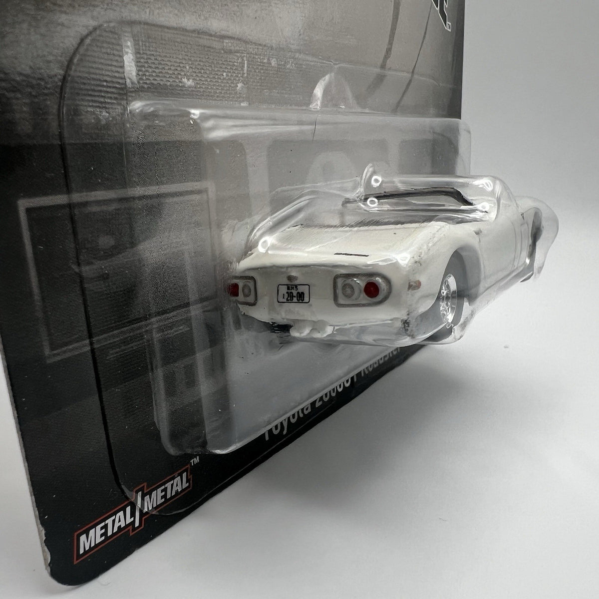 HOT WHEELS PREMIUM 007 TOYOTA 2000GT ROADSTER, METAL/METAL, REAL RIDERS.