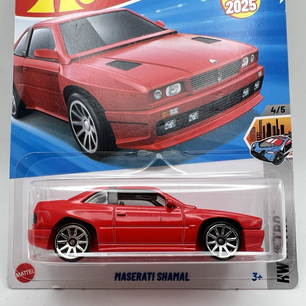 2025 HOT WHEELS MASERATI SHAMAL Red HW METRO SERIES 4/5 58/250