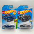 Hot Wheels '16 Bugatti Chiron Lot of 2 Blue 236/250 HW Month + Black 89/250