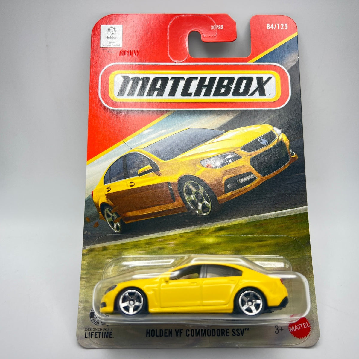 Matchbox Holden VF Commodore SSV Yellow 84/125 2026 Mainline 1:64 Diecast