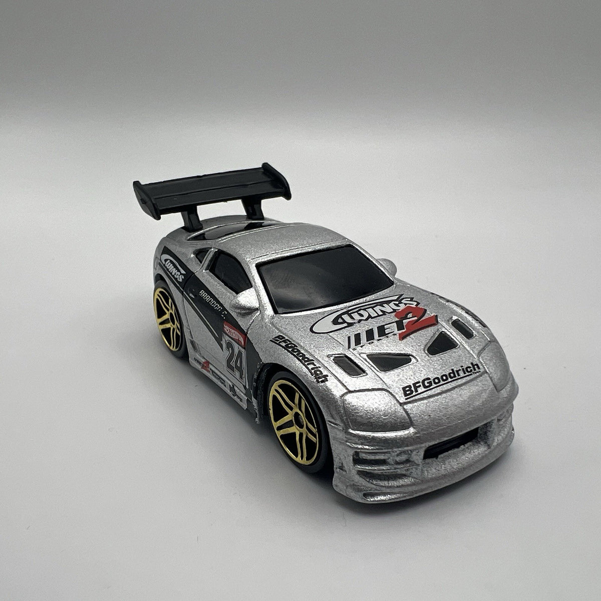 2004 Hot Wheels 1/64 Scale First Editions #8 Loose Silver Tooned Toyota Supra