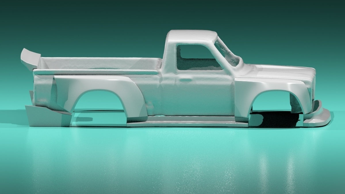 UFO Style Wide Body Kit for Hot Wheels Mazda Repu - Resin - 3d Printed