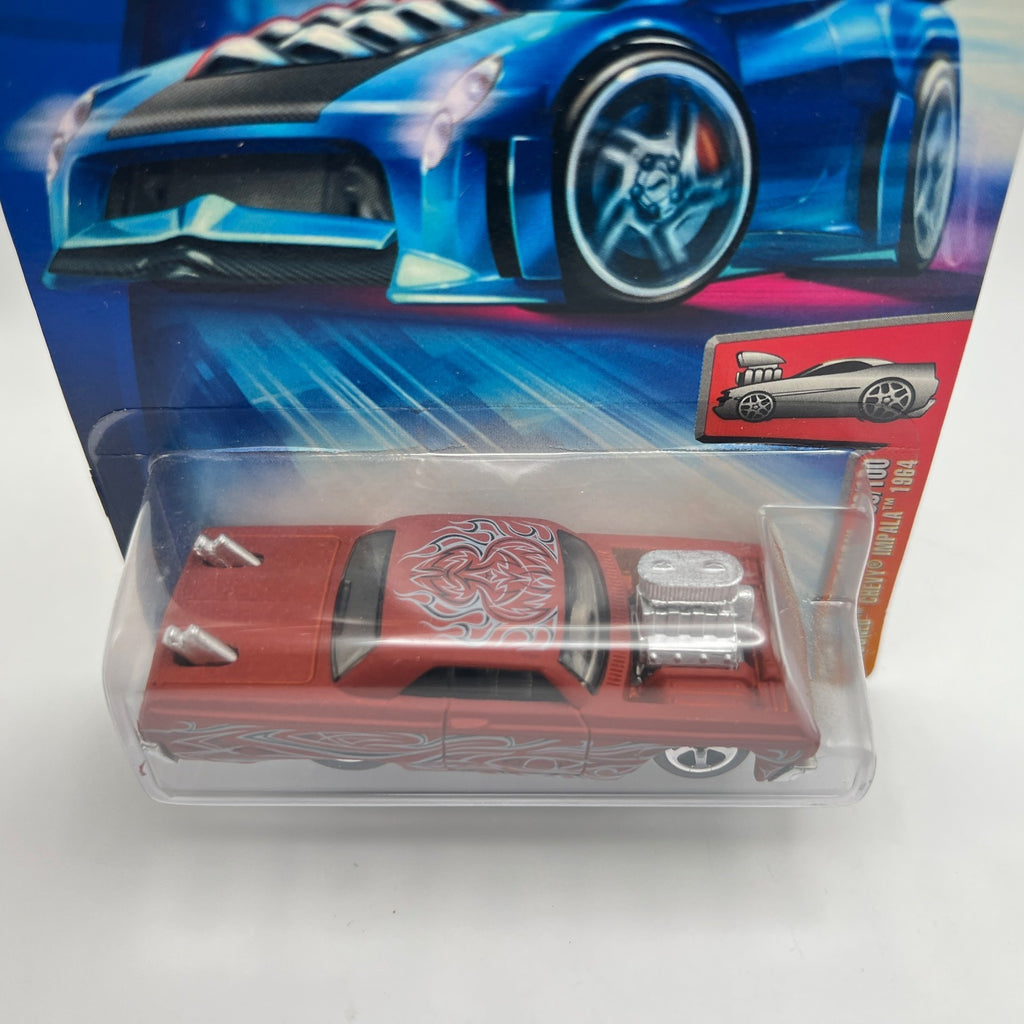 Hot Wheels Tooned Impala 1964 First Editions 33/100 Maroon 2004
