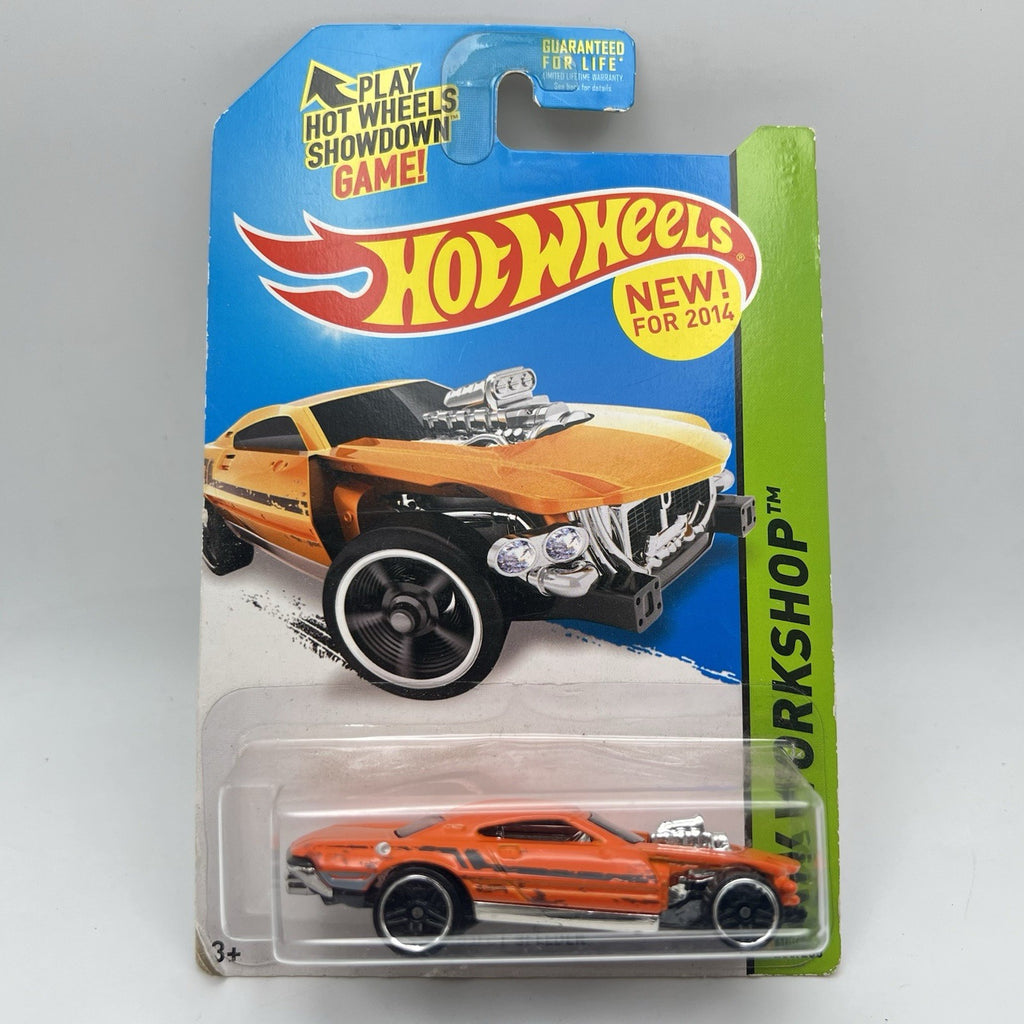 Hot Wheels Workshop Garage Project Speeder Car Figure (205/250) *Orange Version*
