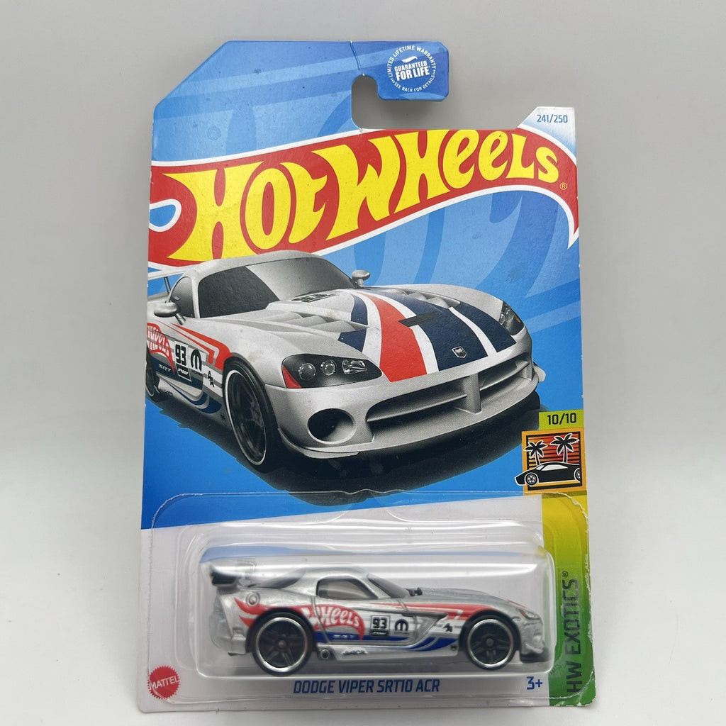 2024 Hot Wheels Silver Dodge Viper SRT10 ACR #241 HW Exotics 10/10
