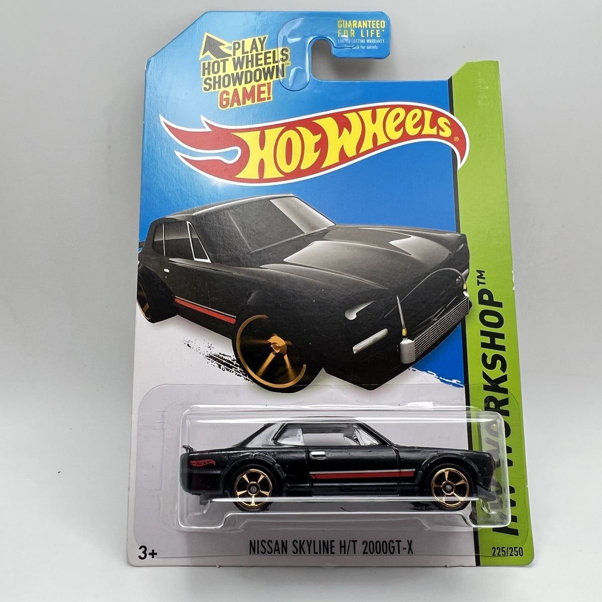 2014 Hot Wheels Nissan Skyline H/T 2000GT-X 225/250  Black