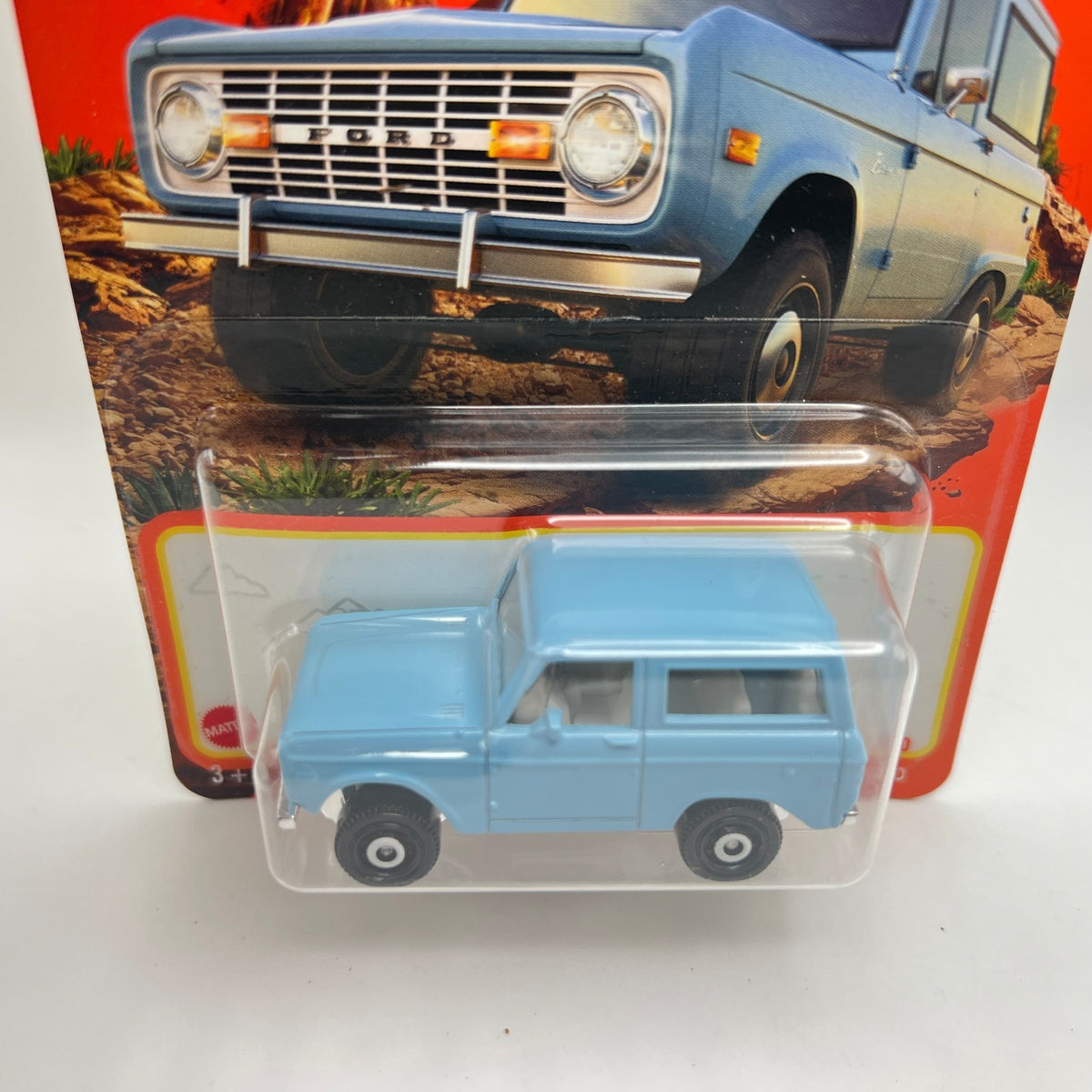 Matchbox 1970 Ford Bronco Light Blue 29/100 1:64 Scale Diecast