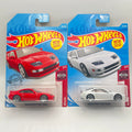 Hot Wheels Nissan 300ZX Twin Turbo Lot of 2 Red & White 110/250 Nissan 3/5