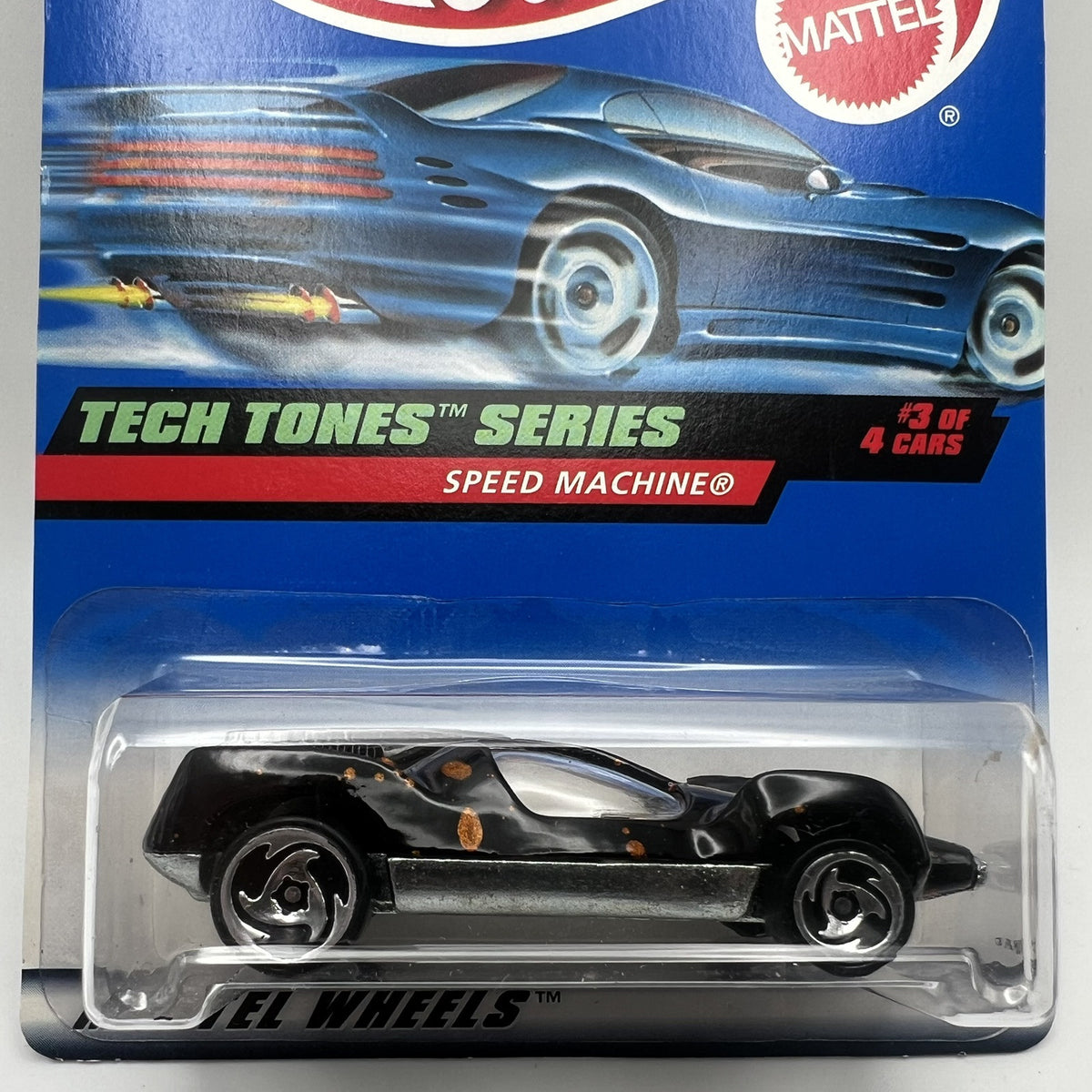 1998 Hot Wheels #747 Tech Tones Series 3/4 SPEED MACHINE - MATTEL WHEELS - NEW