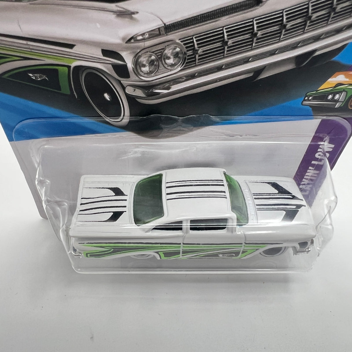 Hot Wheels White ‘59 Chevy Impala – Brand New | Layin Low