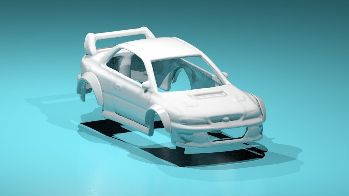 Wide Over Fender Kit For Hot Wheels Subaru Impreza 22B - Resin - 3d Printed