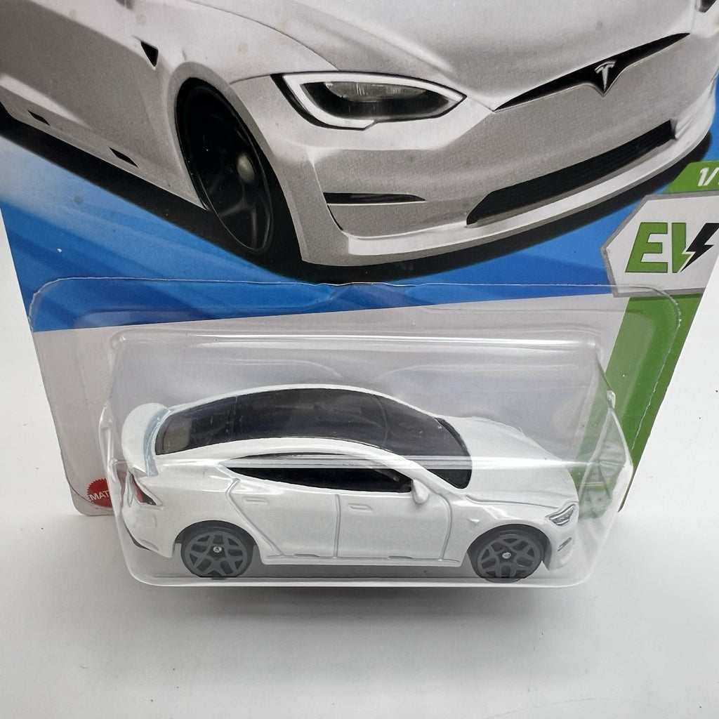Hot Wheels HW EV Tesla Model S Plaid White 1/10 New 2025 9/250