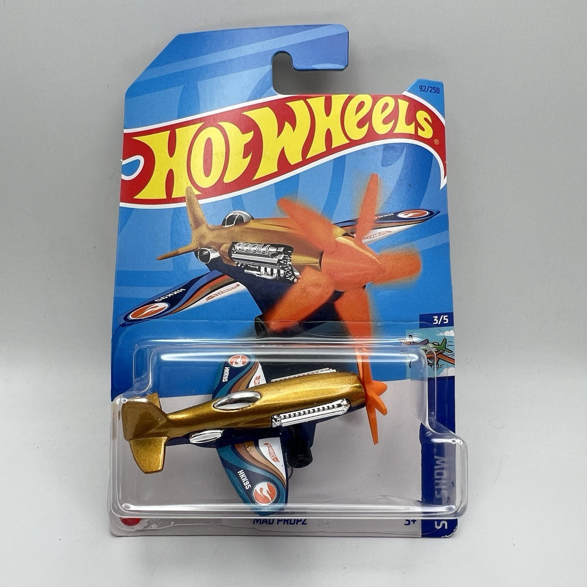 2023 Hot Wheels D Case Regular Chase Treasure Hunt Mad Propz Plane Sky Show #3/5