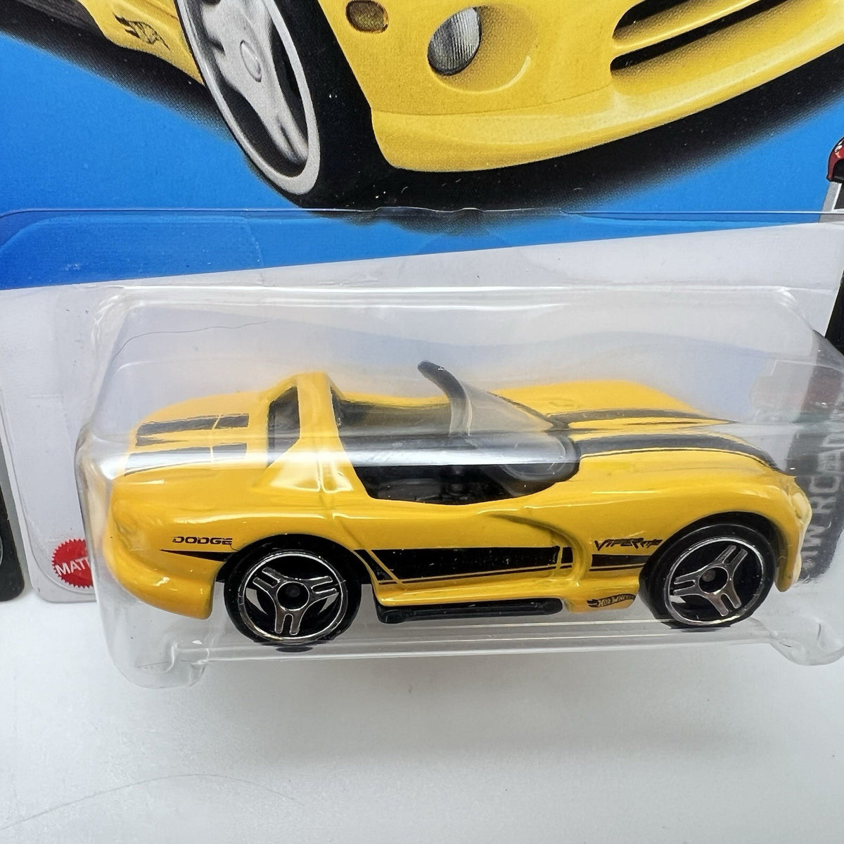 2023 Hot Wheels Dodge Viper RT/10 Purple + Yellow #131 - HW Roadsters lot of 2