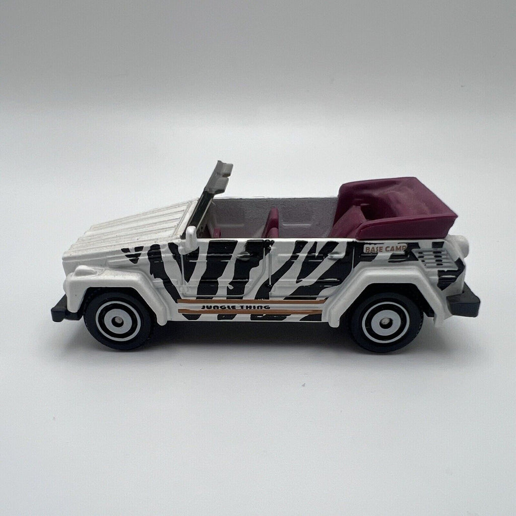 Matchbox Jungle Explorers (2010) White Volkswagen Type 181 Toy Car 98/100 Loose