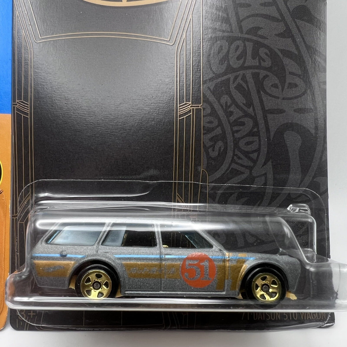 HOT WHEELS LOT OF 2 71 DATSUN BLUEBIRD 510 WAGONS, Blue & Grey 51st Anniversary