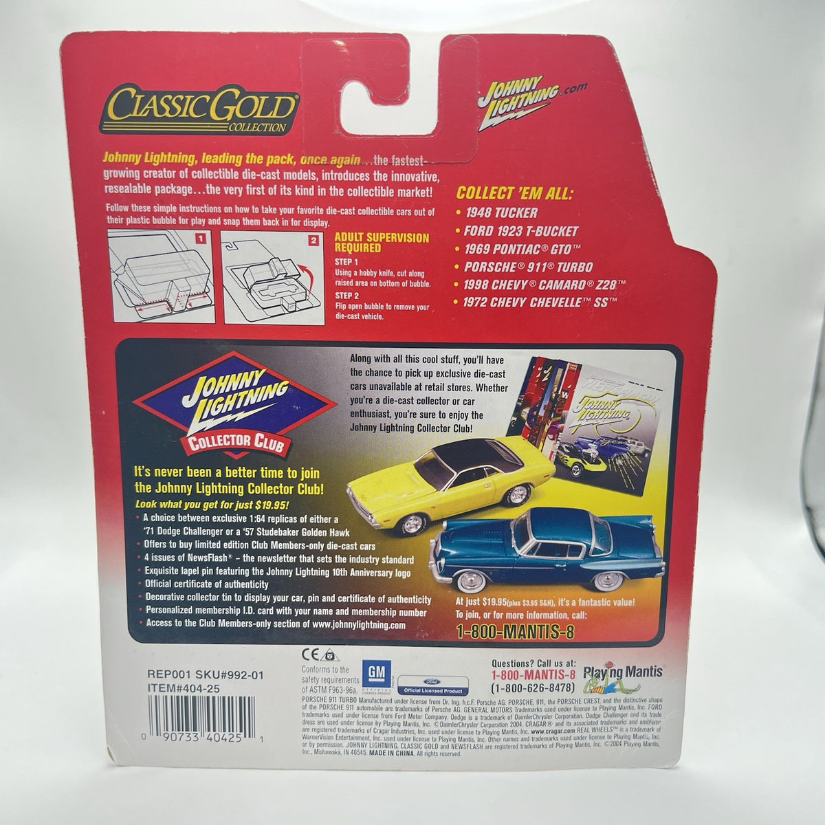 Johnny Lightning Classic Gold Collection 1982 Porsche 911 Turbo