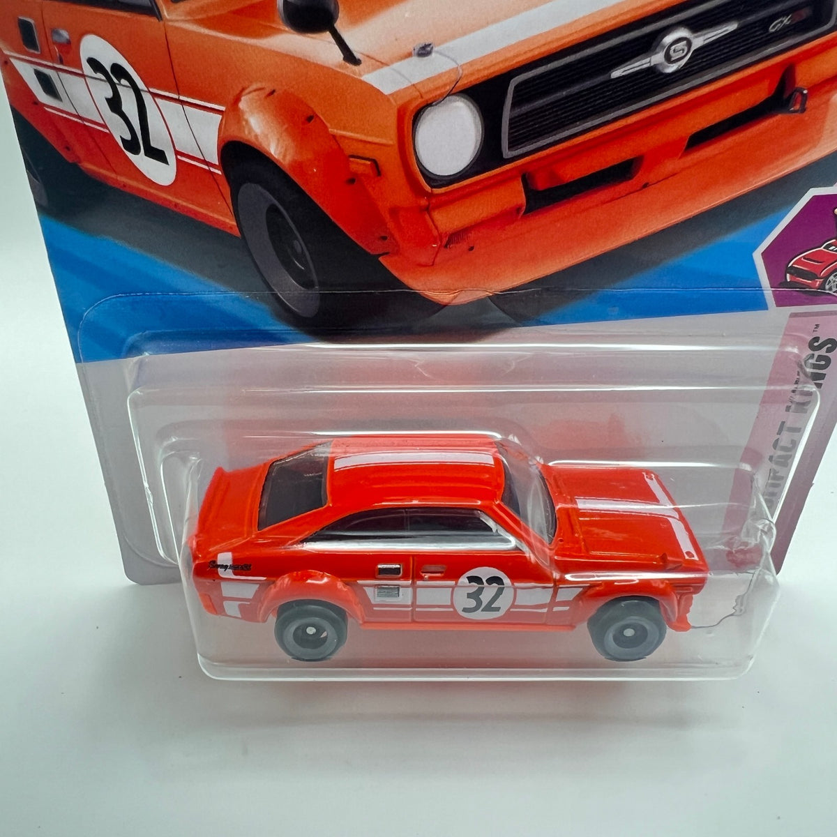 Hot Wheels 1972 Datsun Sunny Coupe Orange Compact Kings 10/10 211/250 2026